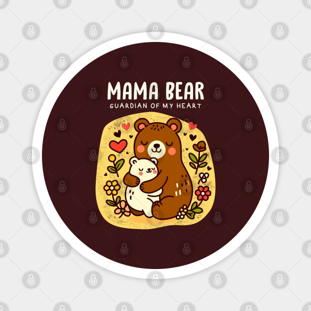MAMA BEAR Magnet by Fabrik